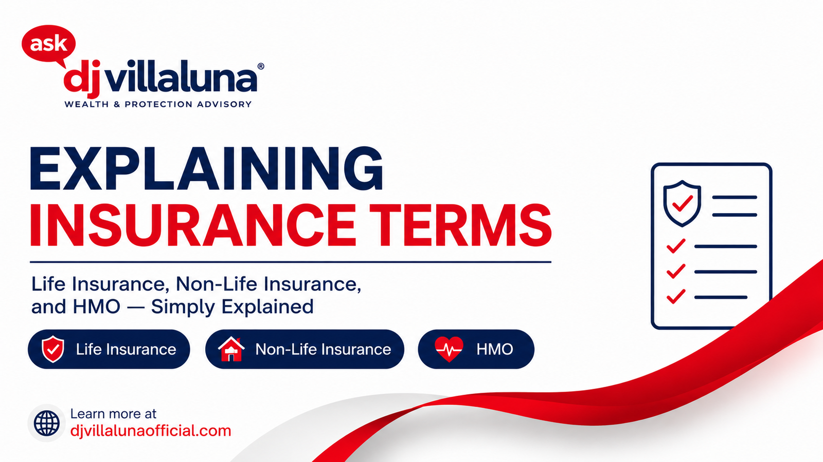Understanding Insurance Terms: Life Insurance, Non-Life Insurance, and HMO Explained